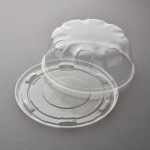 Cake Base 7" Round & Cake Dome 8" Tear Drop